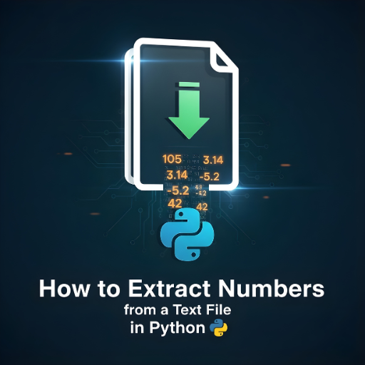 How to Extract Numbers from a Text File in Python