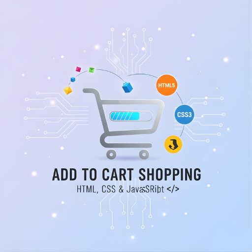 Add to Cart Shopping Using HTML, CSS and JavaScript with Source Code