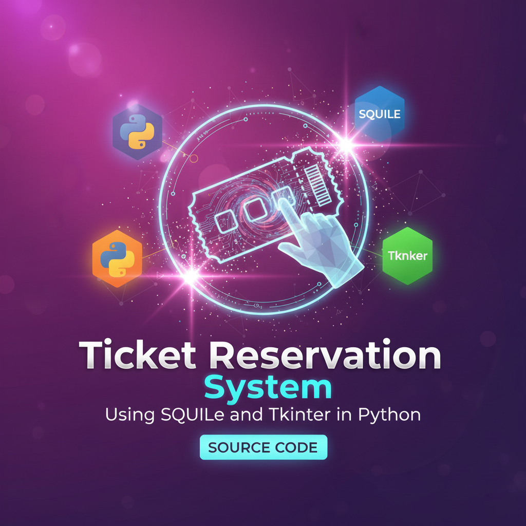 Ticket Reservation System Using SQLite and Tkinter in Python with Source Code