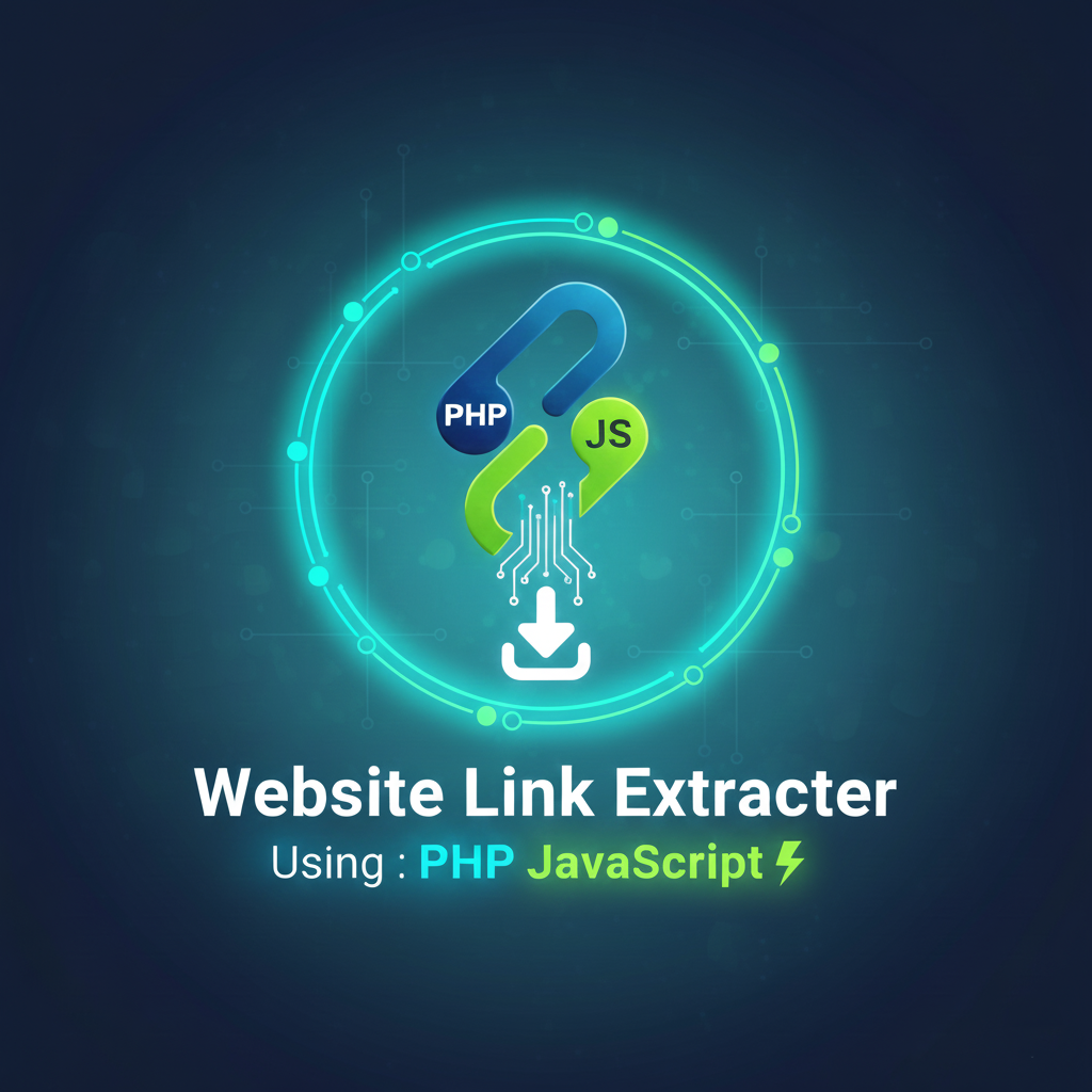 Website Link Extractor Using PHP and JavaScript with Source Code