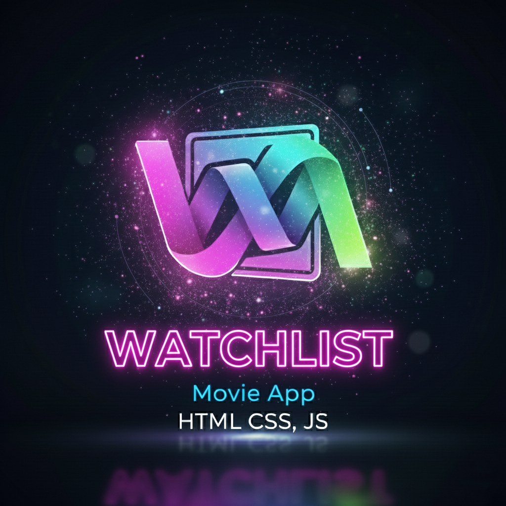 Movie Watchlist App Using HTML, CSS and JavaScript with Source Code