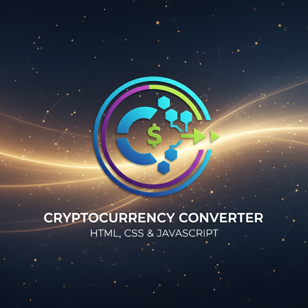 Cryptocurrency Converter Using HTML, CSS and JavaScript with Source Code