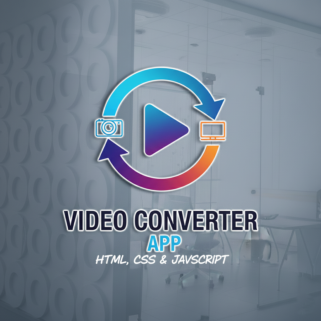 Video Converter App Using HTML, CSS and JavaScript with Source Code